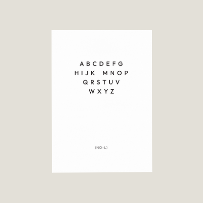 'NO-L' Card